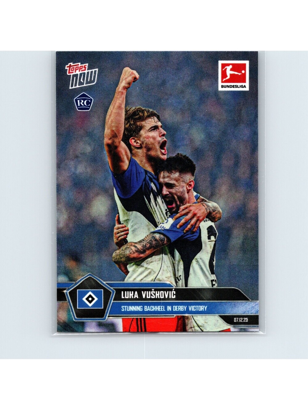 2025-26 Topps Now Bundesliga - Luka Vuskovic RC #77 - Stunning Backheel